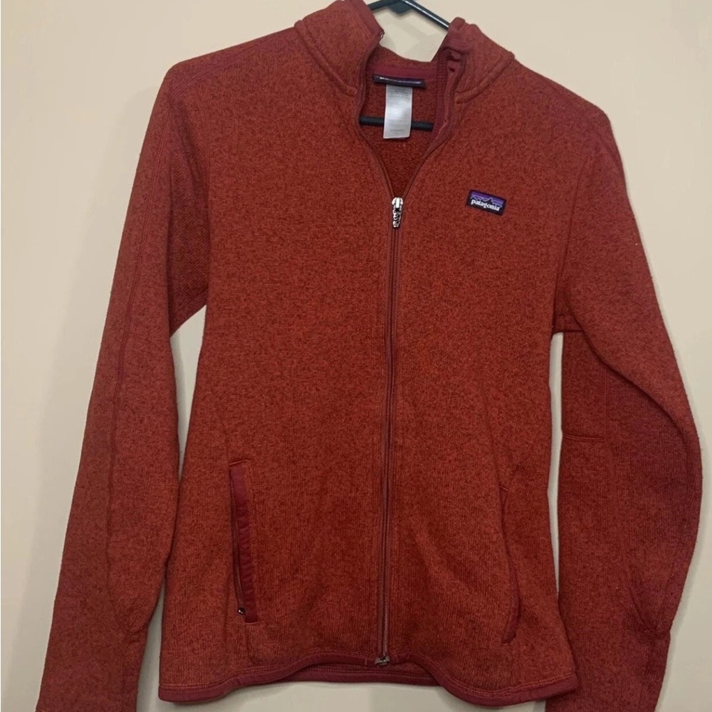 Patagonia Women's Better Sweater Full Zip Pullover - small Red